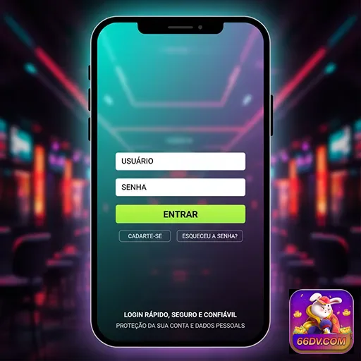 Ilustração de Acesse o melhor aplicativo cassino da 66dv para Android e iOS