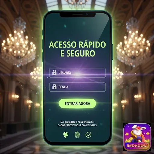 Ilustração de Acesse o melhor aplicativo cassino da 66dv para Android e iOS