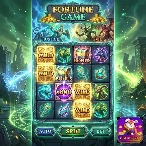 Ilustração de Explore Slots Diversificados e Serviços VIP na 66dv
