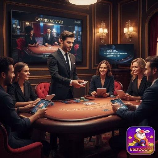 Ilustração de Experimente os Melhores Jogos de Slots e Live Gaming na 66dv